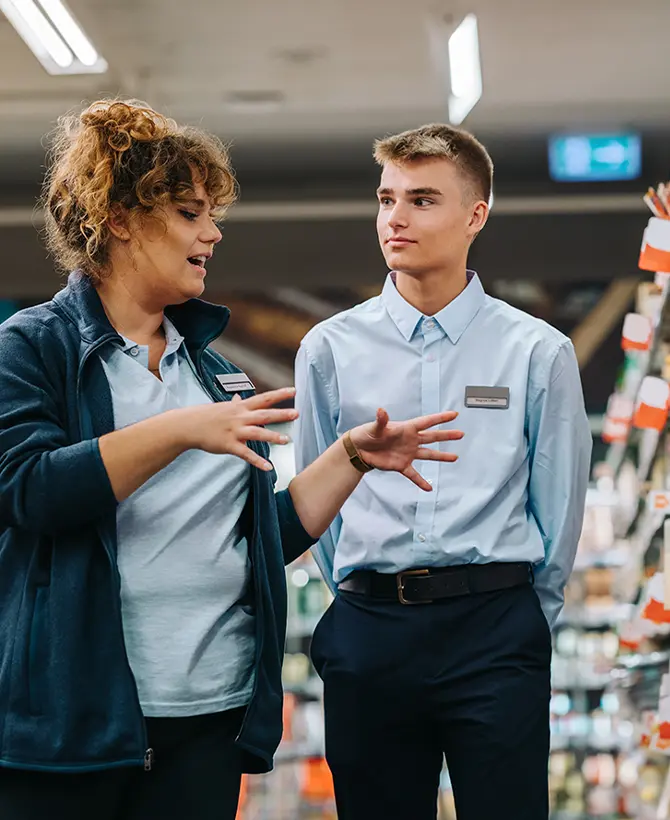 Vendeurs en magasin