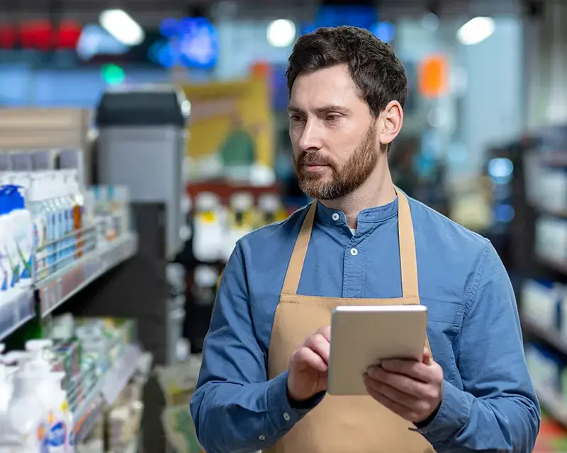 Contrôle des produits en rayon